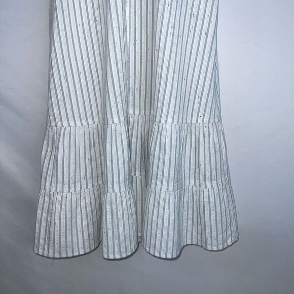 Rebecca Taylor Sleeveless Stripe Cotton Tank Dress Size 4 Retail $295 - Picture 3 of 9